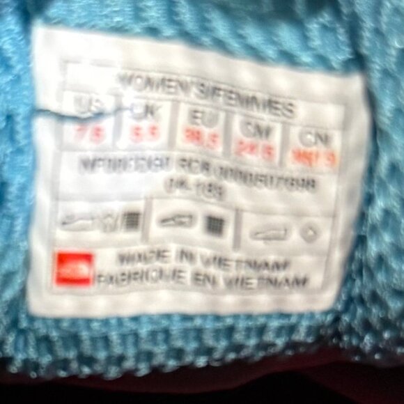 NORTH FACE Women's 7.5 Hedgehog Fastpack GTX Waterproof Hiking Trail Shoe - Picture 14 of 15